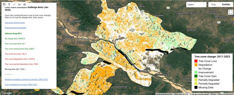Tracker for protected areas